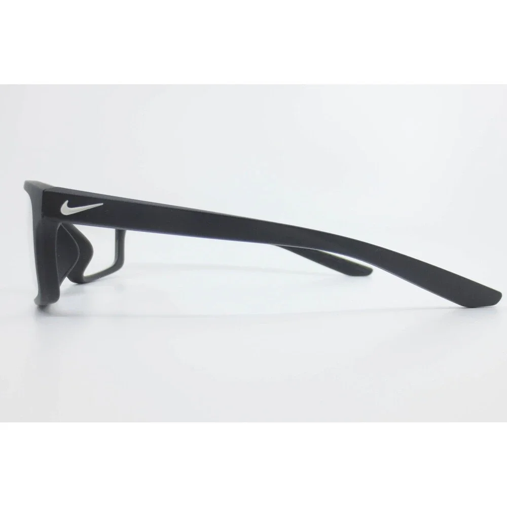 Nike Chronicle FJ2216 010 Matte Black Rectangular Eyeglasses Frames 59-16-135
